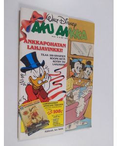 Kirjailijan Walt Disney käytetty teos Aku Ankka 42/1987