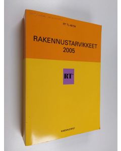 käytetty kirja Rakennustarvikkeet 2005 Building products in Finland - RT-kortisto