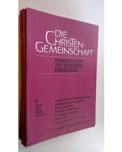 käytetty teos Die Christen-Gemeinschaft 1980 : Monatsschrift zur religiosen erneuerung - 52. Jahrgang Nr. 1-12