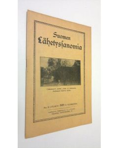 käytetty teos Suomen lähetys-sanomia n:o 10/1929
