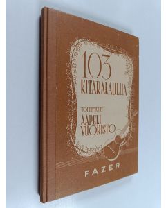 käytetty kirja 103 kitaralaulua