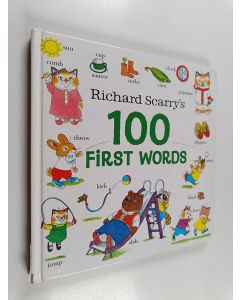 Kirjailijan Richard Scarry käytetty kirja Richard Scarry's 100 first words