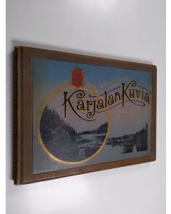 Kirjailijan O. Relander käytetty kirja Karjalan kuvia