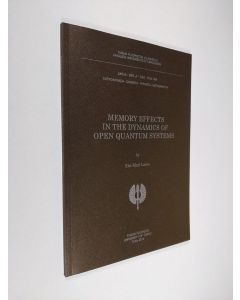 Kirjailijan Elsi-Mari Laine käytetty kirja Memory effects in the dynamics of open quantum systems
