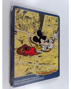 Kirjailijan Walt Disney käytetty kirja Sunien seitsemän kaupunkia ; Mikki Hiiri ja merirosvo Takkuparta