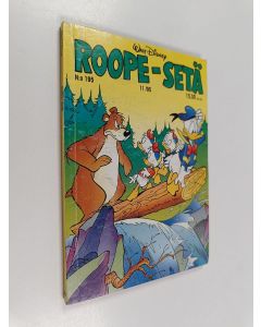 Kirjailijan Walt Disney käytetty kirja Roope-setä 11/95