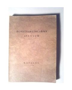 Tekijän Torsten Stjernschantz  käytetty kirja Konstsamlingarna i Ateneum : katalog : 1938