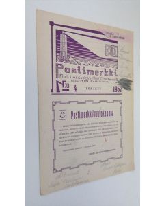 käytetty teos Postimerkki vuosikerta 1957 nro 4 : filateelinen ilmoituslehti