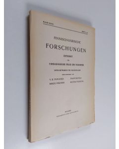 käytetty kirja Finnisch-ugrische Forschungen XXXI, 1-3