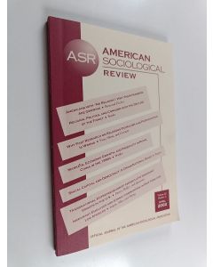 käytetty kirja American sociological review vol. 67/2002