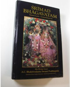 Kirjailijan A. C. Bhaktivedanta Swami Prabhupada käytetty kirja Srimad Bhagavatam 2 laulu, 1 osa, Kosminen ilmentymä