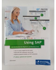 Kirjailijan Olaf Schulz uusi kirja Using SAP : an introduction for beginners and business users