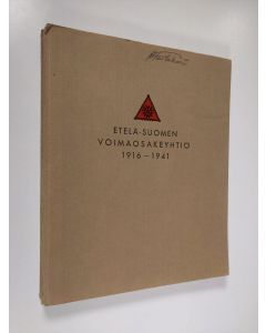 Kirjailijan G. M. Nordensvan käytetty kirja Etelä-Suomen Voimaosakeyhtiö 1916-1941