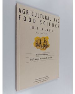 Kirjailijan Velimatti Ollilainen käytetty kirja HPLC Analysis of Vitamin B6 in Foods