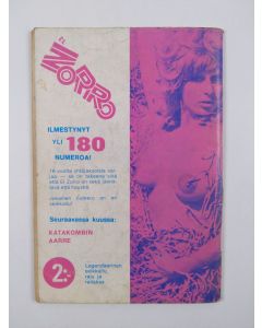 käytetty teos El Zorro nro 181 3/1974 : Kostava varjo