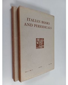käytetty kirja Italian books and periodicals year 1 - No. 5 & 6