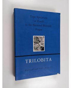 Kirjailijan Radvan Horný käytetty kirja Type Specimens of Fossils in the National Museum Prague, Vol. 1 - Trilobita