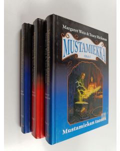 Kirjailijan Margaret Weis & Tracy Hickman käytetty kirja Mustamiekka 1-3 : Mustamiekan taonta ; Mustamiekan tuomio ;  Mustamiekan voitto