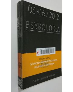 käytetty kirja Psykologia 2012: tiedepoliittinen aikakauslehti vuosikerta 1-6