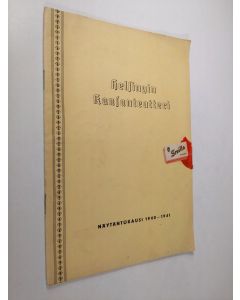 käytetty teos Helsingin kansanteatteri : näytäntökausi 1940-1941