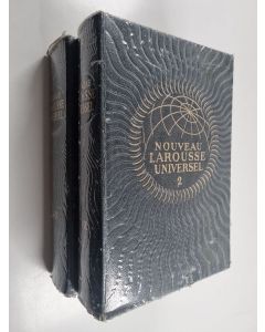 Kirjailijan Pierre Larousse käytetty kirja Nouveau Larousse universel : dictionnaire encyclopédique en deux volumes 1-2 (A-K, L-Z)