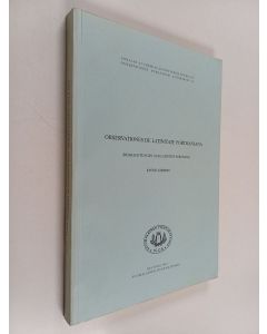 Kirjailijan Kyösti Kierimo käytetty kirja Observationes de Latinitate Porthaniana Beobachtungen zur Latinität Porthans