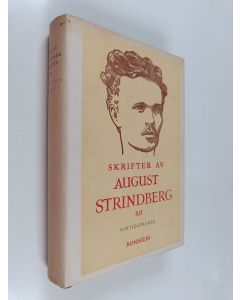 Kirjailijan August Strindberg käytetty kirja Skrifter av August Strindberg XII : Samtidsdramer