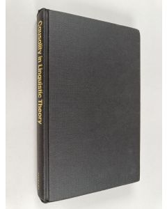 Kirjailijan Esa Itkonen käytetty kirja Causality in linguistic theory : A critical investigation into the philosophical and methodological foundations of 'non-autonomous' linguistics