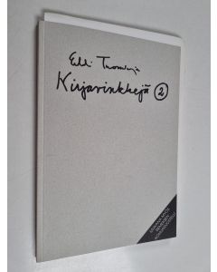 Kirjailijan Erkki Tuomioja käytetty kirja Kirjavinkkejä 2 (+signeerattu kortti)