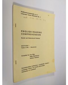 käytetty teos English reading comprehension : social and behavioural sciences, Section 1 : Texts (1-10) + Structures