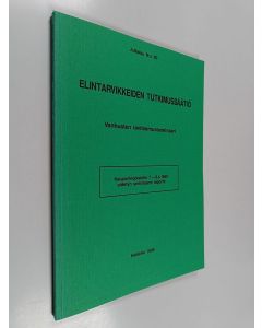 käytetty kirja Vanhusten ravitsemusseminaari : kaupunkiopistolla 7.-8.4.1989 pidetyn seminaarin raportti