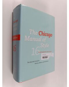 käytetty kirja The Chicago manual of style - Essential guide for writers, editors, and publishers