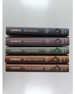 Kirjailijan R.A Salvatore käytetty kirja Pappiskvintetti 1-5 : Ylistyslaulu ; Metsän varjoissa ; Yönaamiot ; Kukistunut linnoitus ; Kaaoskirous