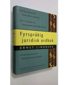 käytetty teos Fyrspråkig juridisk ordbok = International Law Dictionary = Dictionnaire International de Droit = Internationales Rechtswörterbuch