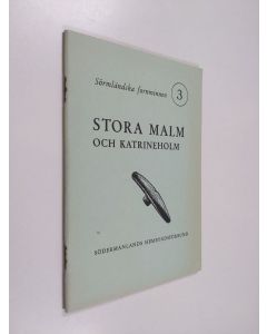 käytetty teos Stora Malm och Katrineholm