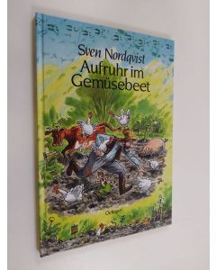Kirjailijan Sven Nordqvist käytetty kirja Aufruhr im Gemusebeet