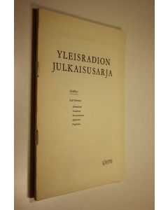 käytetty teos Yleisradion julkaisusarja: Aikamme ismejä (1/70)