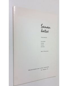 Kirjailijan Martti Silvennoinen käytetty kirja Sanan katse