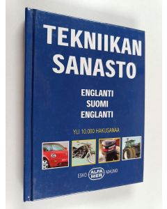Kirjailijan Esko Mauno käytetty kirja Tekniikan sanasto : englanti-suomi-englanti
