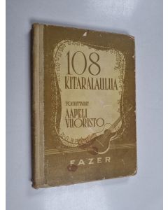 käytetty kirja 108 kitaralaulua