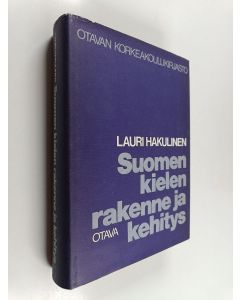 Kirjailijan Lauri Hakulinen käytetty kirja Suomen kielen rakenne ja kehitys