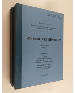 Kirjailijan Pekka Koivistoinen käytetty kirja Mineral Elements '80 : Proceedings 1-2