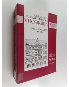 käytetty kirja Korkeimman hallinto-oikeuden vuosikirja 2009, Heinä-joulukuu 69-106 = Högsta förvaltningsdomstolens årsbok 2009, Juli-december 69-106