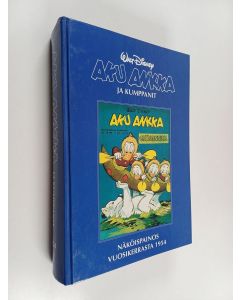 Kirjailijan Walt Disney & Carl Barks käytetty kirja Aku Ankka ja kumppanit näköispainos vuosikerrasta 1954