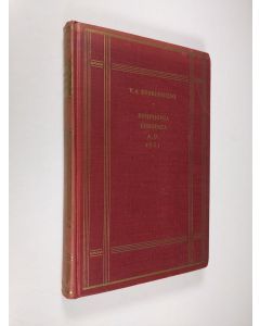 Kirjailijan V. A. Koskenniemi käytetty kirja Symphonia Europaea A.D. 1931