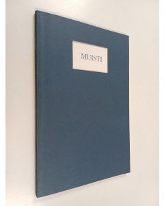 käytetty kirja Muisti = Minnet