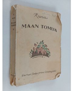 Kirjailijan Runa käytetty kirja Maan tomua