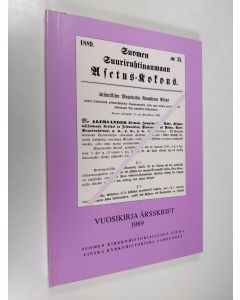 käytetty kirja Suomen kirkkohistoriallisen seuran vuosikirja 79, 1989 = Finska kyrkohistoriska samfundets årsskrift = Jahrbuch der finnischen Gesellschaft für Kirchengeschichte