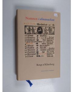 Kirjailijan Bengt af Klintberg käytetty kirja Namnen i almanackan