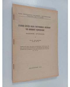 Kirjailijan Klas Holmberg käytetty teos Studier öfver olika dietformers inverkan vid kroniskt njurlidande